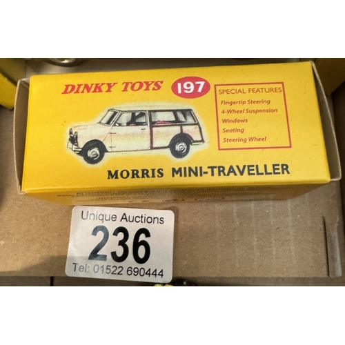 236 - A quantity of vintage Corgi including boxed 260 Renault 16, Abo French dinky etc