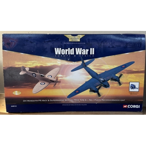 421 - 2 Boxed Corgi WW2 models. AA99120, AA99110