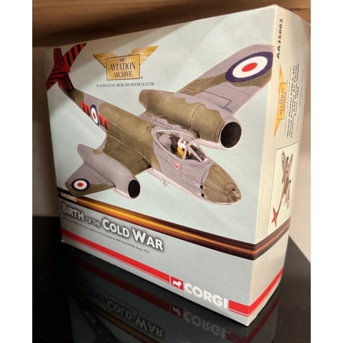 423 - 10 Corgi boxed aircraft. AA35801, 47110, AA32702, AA35003, 47102, AA35002, 47506, AA35602, 48104, 48... 