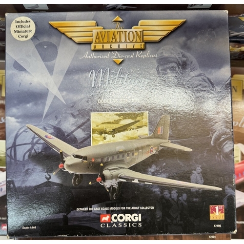 429 - 11 Boxed Corgi aircraft models. 47506, 47504, 47602, 47106, 47401, 47603, 47102, 47110, 47508, 47504... 