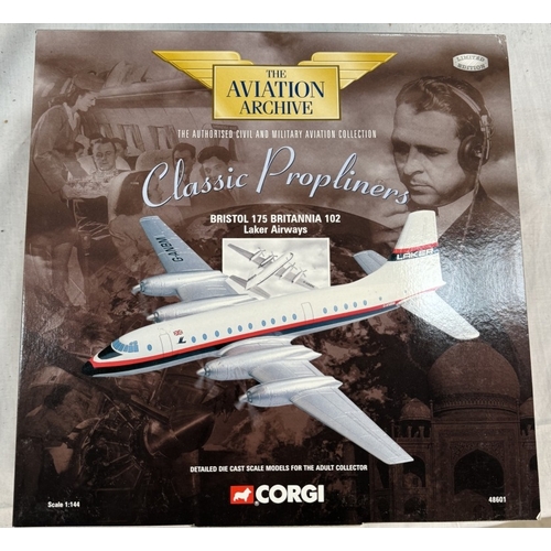 440 - 10 Boxed Corgi model aircraft. AA30502, 47401, 47602, 47603, AA30502, AA30001, 48603, 48601, 48601, ... 