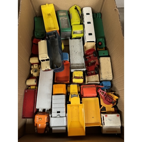 443 - A quantity of Diecast commercial vehicles including Dinky, Corgi, Budgie etc