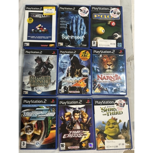 446 - A good selection of Playstation 2 games