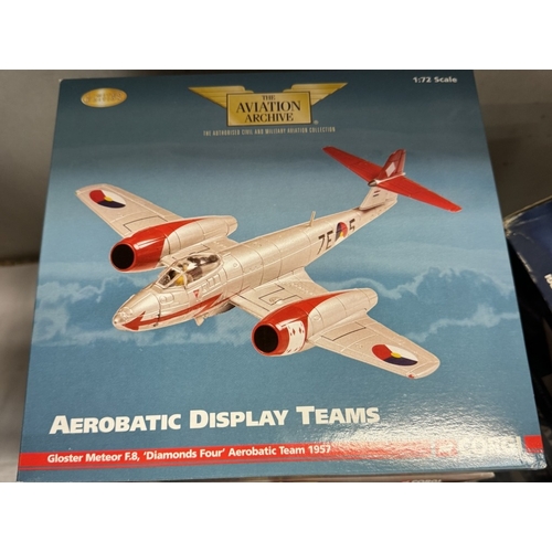 447 - 10 Boxed model Corgi aircraft. 47504, 48402, AA35006, 47401, 47603, 47508, 48601, AA30001, 47109, AA... 