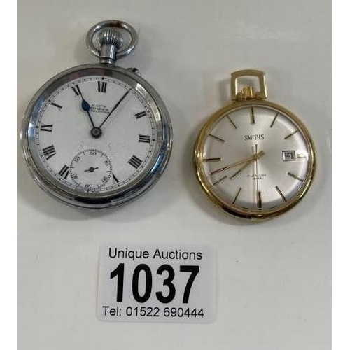 1037 - A Kays Wonder Worcester Pocket Watch  & a Small Pocket Watch