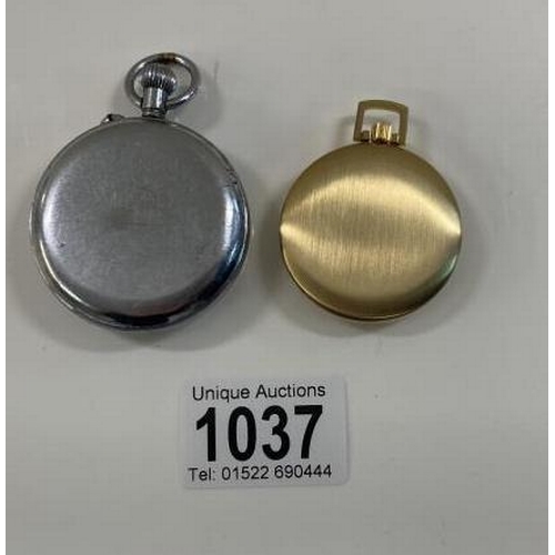 1037 - A Kays Wonder Worcester Pocket Watch  & a Small Pocket Watch