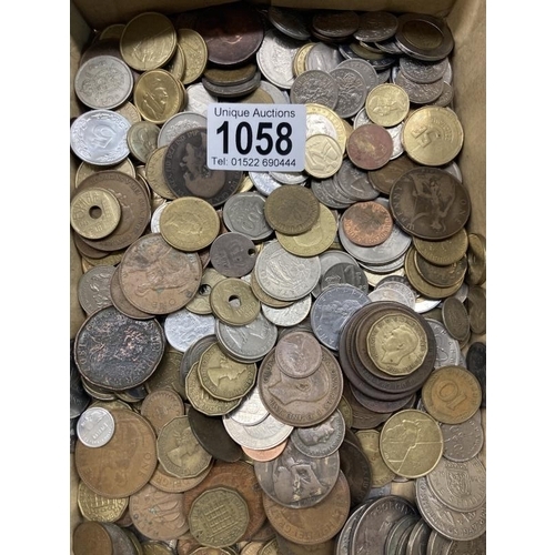 1058 - A Good collection of coins, some silver