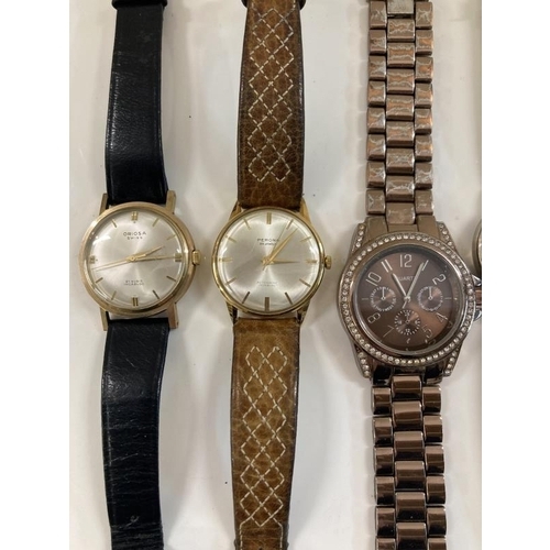 1063 - A good collection of watches and vintage watches including Perona & Oriosa