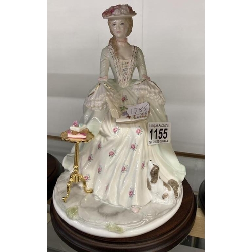 1155 - A set of four Royal Worcester Graceful art figurines