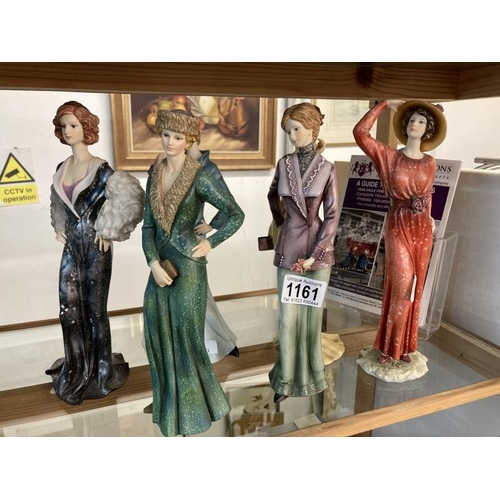 1161 - Six Regal collection lady figurines