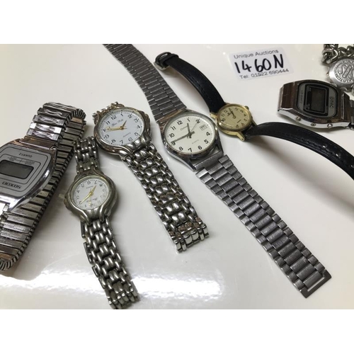 1460N - A box of watches, including Gino Polli, Sekonda & Grovana