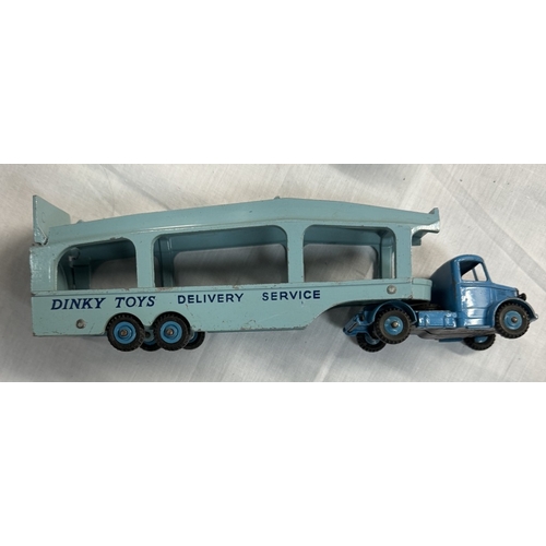 572 - Dinky Supertoys including 2 x Bedford transporters, horsebox etc including Foden Regent - repaint