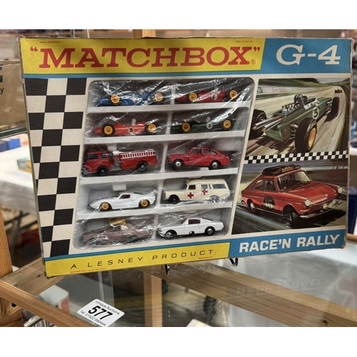 577 - Matchbox G-4 gift set 4 race n rally