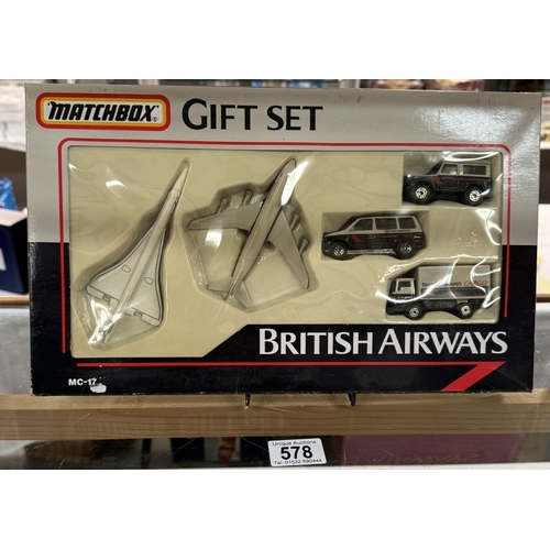 578 - Matchbox MC17 gift set British airways