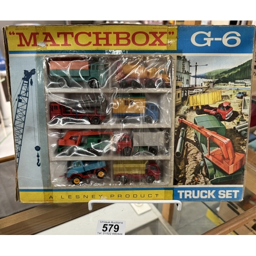 579 - Matchbox G6 gift set no6 truck set