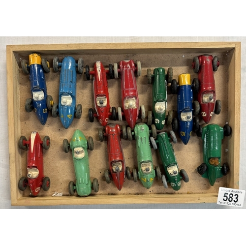 583 - Good lot of Dinky 23/230 series racing cars