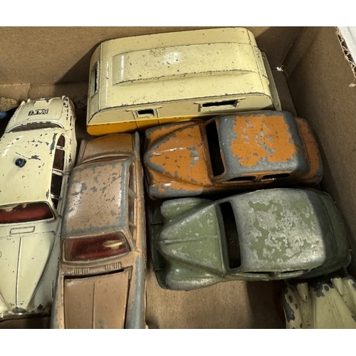 588 - A quantity of 1950s Dinky saloon cars