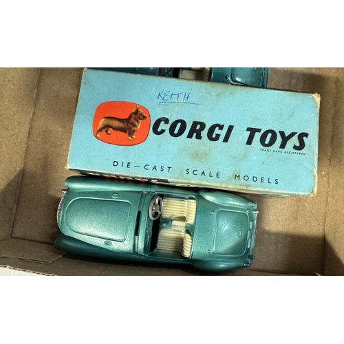 589 - 3 x Corgi MGA sports cars no 302 in boxes