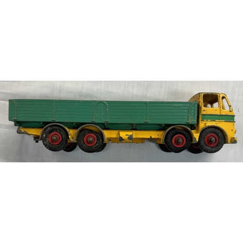 597 - 5 Dinky Leyland Octopus including Esso and Shell tankers and flat truck with chains