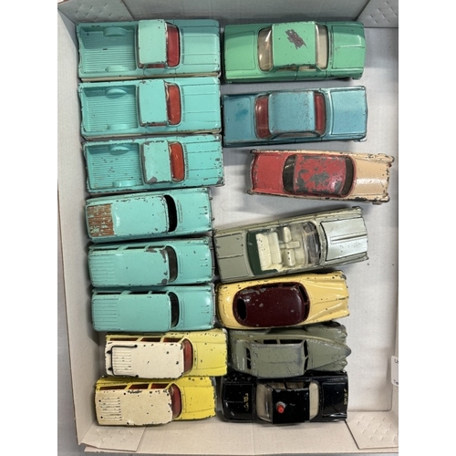 598 - 14 Dinky American cars