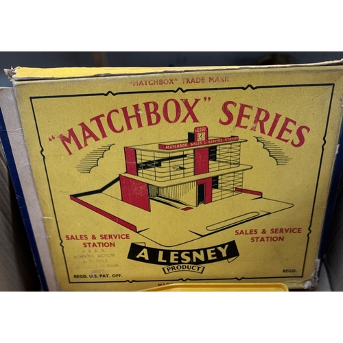 602 - Matchbox series 2 service stations one with box