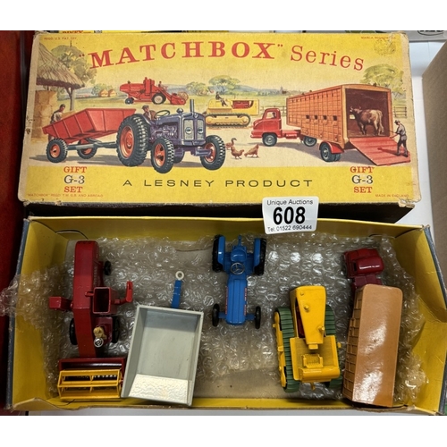 608 - Matchbox series gift set G3 farm set