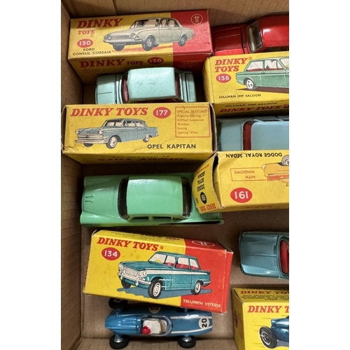 624 - 6 boxed Dinky including 134 Triumph Vitesse, 130 Ford Corsair, 177, 191, 138, 240