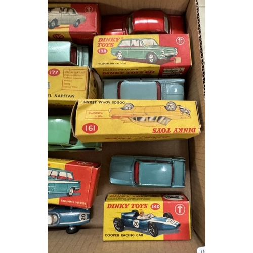 624 - 6 boxed Dinky including 134 Triumph Vitesse, 130 Ford Corsair, 177, 191, 138, 240