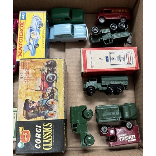 630 - Lesney Matchbox and Corgi Classics Minic Ford saloon etc