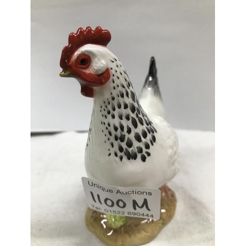 1100M - A John Beswick hand painted Sussex hen