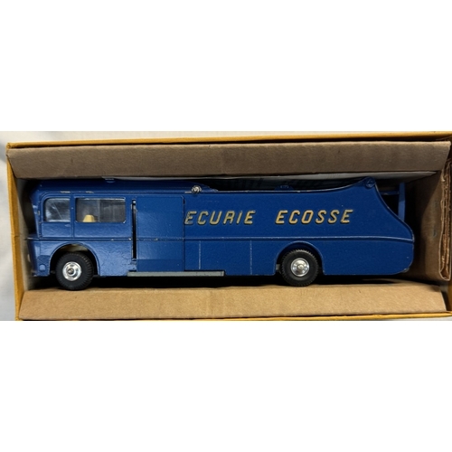 634 - A Corgi major 1101 carrimore car transporter & 1126 Ecurie ecosse racing car transporter