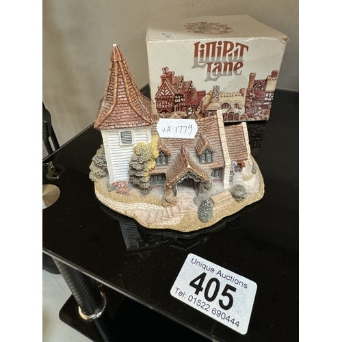 405 - 7 Lilliput lane buildings & 6 boxes