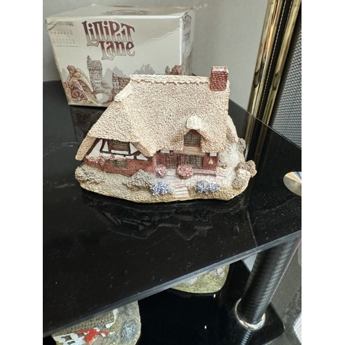 405 - 7 Lilliput lane buildings & 6 boxes