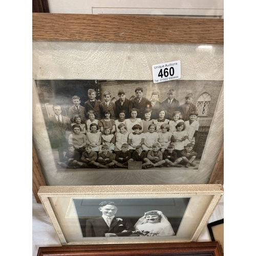 460 - A quantity of vintage pictures etc