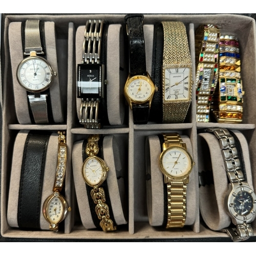 493 - A quantity of 10 assorted wrist watches