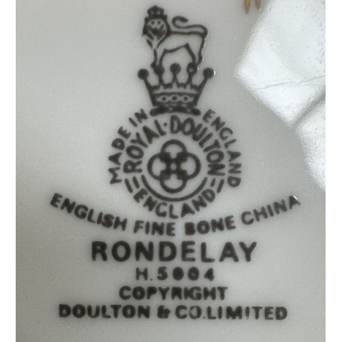 515 - A 37 piece Royal Doulton 'Rondelay' dinner service