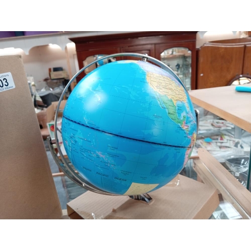 703 - A new globe in box