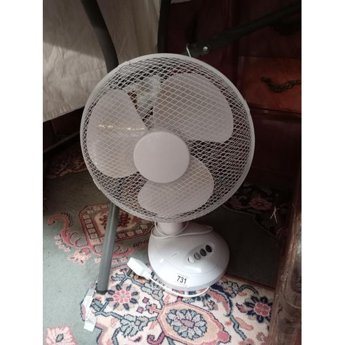 731 - A desk fan