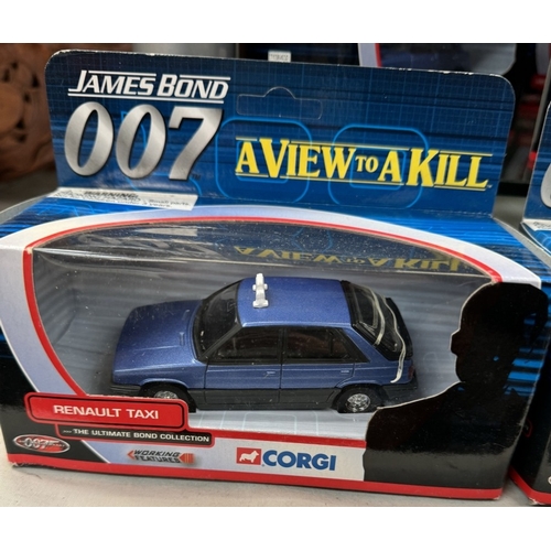 2653 - A quantity of boxed Corgi James Bond 007 40th anniversary model cars including Kenworth tanker etc