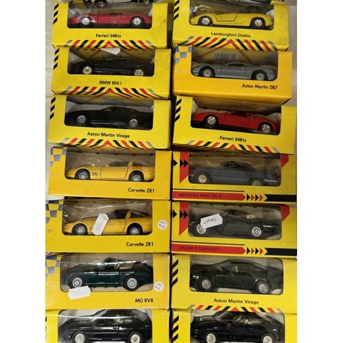 2663 - A Maisto supercar collection of model cars