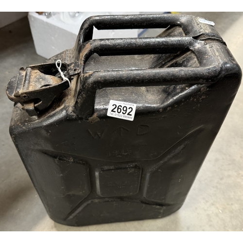 2692 - A 1945 Military Jerry can