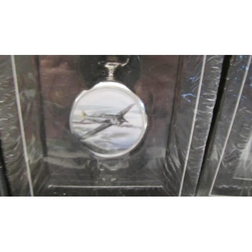 1121 - Six 'Aces of the Air' collector's pocket watches.