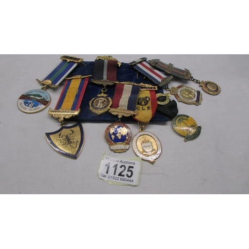 1125 - Eight assorted RAOB medals including one silver.