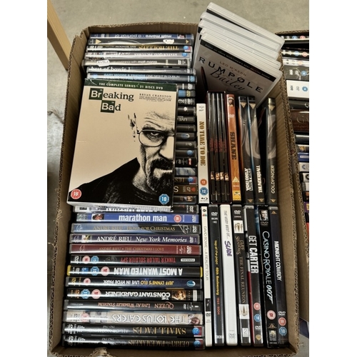 2715 - 2 Boxes of DVDs