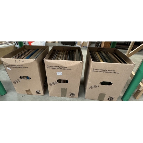 2834 - 3 boxes of classical LP's