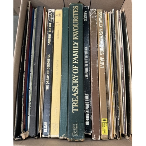 2834 - 3 boxes of classical LP's