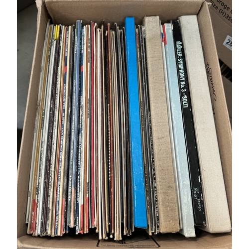 2834 - 3 boxes of classical LP's