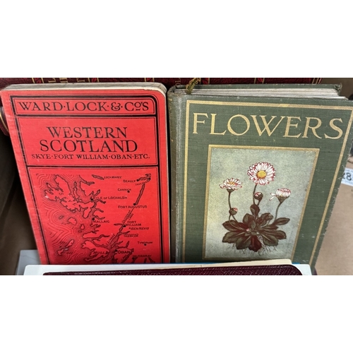 2857 - A quantity of antiquarian & other books including familiar wild flowers Vol I - IV