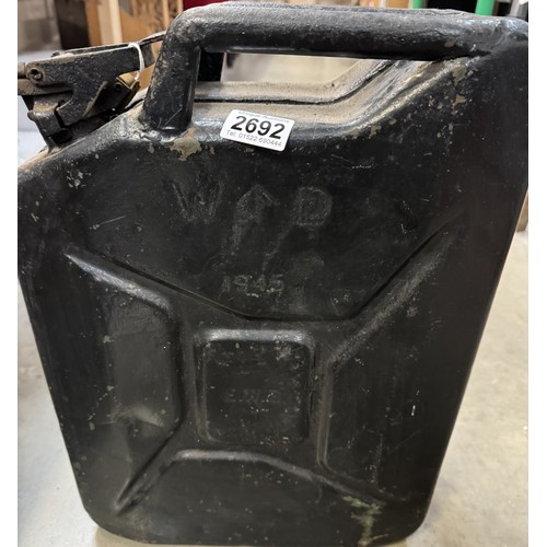 2692 - A 1945 Military Jerry can