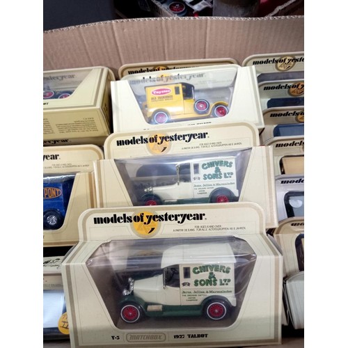 2760 - A large box of Matchbox models of Yesteryear